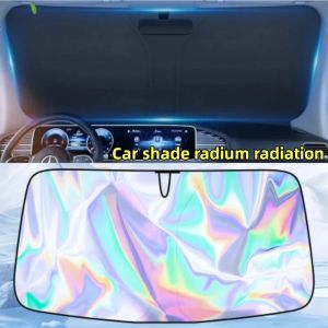 ‌Car Windshield Sunshade Laser Car Windshield Sunshield In-Car Cooling Protector UV-Blocking Sunshade Universal Car Sunshield