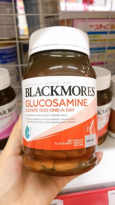 Viên uống bổ xương khớp Blackmore Glucosamin 1500mg của Úc lọ 180 viên ...