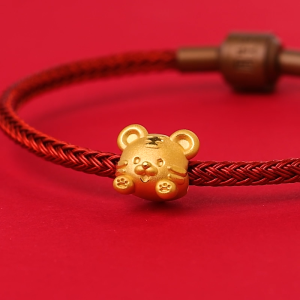 Chow Sang Sang 周生生 999 Gold Charme Tiger Charm for Women & Men 95961C (Bracelet Not Included)
