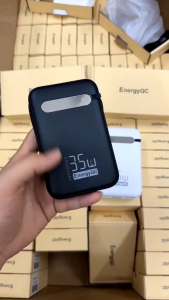 Pin Sạc Dự Phòng 20.000mAh EnergyQC Sạc Nhanh 35w Cho lP 17 Liền 2 Dây C & L 35W in/out