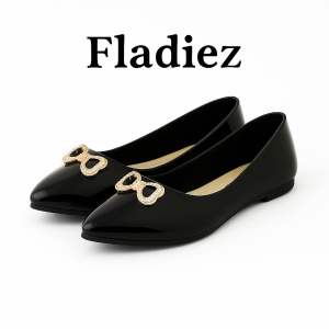 Sepatu Flatshoes Wanita Fladiez Model Pita Berlian Sepatu Wanita Kekinian