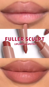 Focallure Fuller Sculpt Lip Liner Lipstick 2-in-1 Creamy Smooth Easy Quick Pigmented Long Wear Makeup