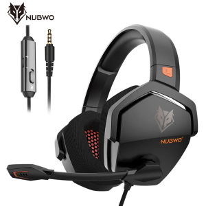 NUBWO N16 Headsets Gamer HIFI Noise Canceling Mic Stereo Sound Comfortable Design Wear Gaming Headphones for PS5 PS4 Xbox One