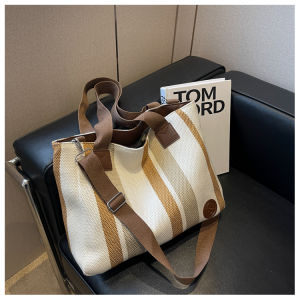 Large Capacity Casual Commuter Tote Bag Womens Shoulder Crossbody Bag for Class And Work Single Strap Korean Style Soft Bag