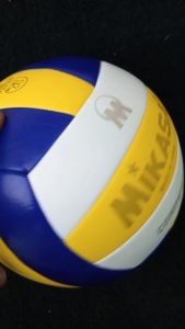 Bola Voly Dewasa Asli Mode Jahit Mesin Bahan Pu Lembut Empuk Voli Mikasa
