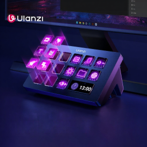 Ulanzi | Programmable Macro Keyboard Controller With Screen Panel