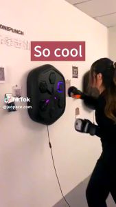 Music Boxing Machine Mesin Pelatihan Tinju Musik Cerdas Mesin Tinju Dinding Target Tinju Rumah Peralatan Pelatihan