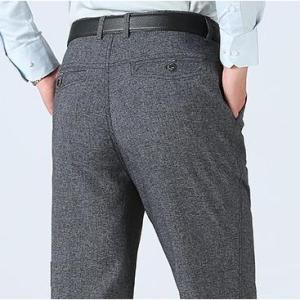 Quần Ống Đứng Rộng Rãi Mùa Hè Mỏng Cho Bố Quần Tây Nam Quần Dài Thường Ngày Cạp Vừa Quần Dài Nam Thương Hiệu Garden Morning