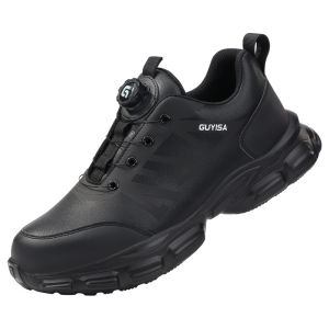 GUYISA | Lightweight Crush Resistant Puncture Proof Insulated Waterproof Rainproof Safety Work Shoes with Steel Plate