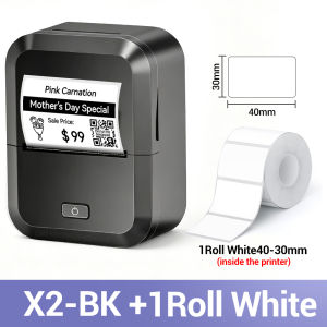 Support 12-50mm Width Mini Thermal Label Printer Self-adhesive Paper Portable Inkless Printer Bluetooth Sticker Tag Label Maker