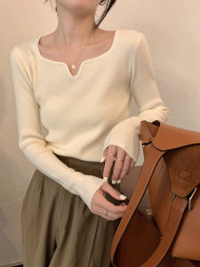Spring French Elegant Soft Stretch Knitwear