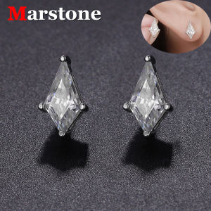 Kite Moissanite D Color VVS Diamond Womens Earrings Necklace 925 Silver Plated White Gold Fine Jewelry Earrings for Men Women moissanite necklace