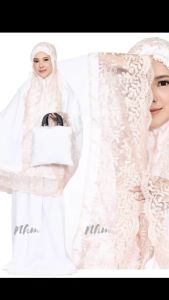 Mukena Dewasa Shireen Mukena Katun Adem Renda Traveling