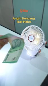 Olike PF4 Portable Mini Fan Kipas Angin Jepit Meja Lampu Tidur