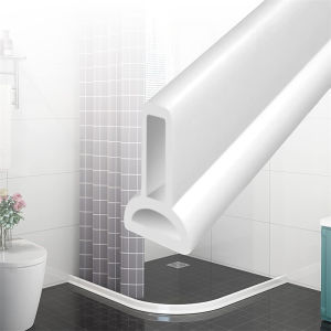 1pcs 1M ห้องน้ํา Water Stopper DAM Barrier ซีลแถบ PVC Self-กาวอุปกรณ์เสริม