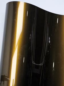 OLLIESTO | Liquid Metal Finish Midnight Gold Vehicle Wrap