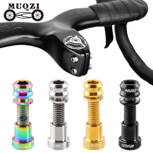 MUQZI | MUQZI Titanium Stem Bolt M5x17 M5x19 Bicycle Titanium Alloy Stem Screw