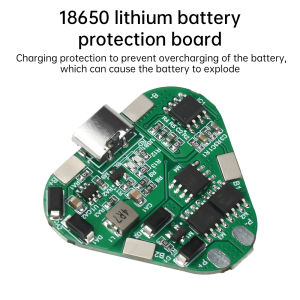 3S 12V 1A 18650 Lithium Battery Protection Board 20A Overcurrent Protection 3 Cell Pack Li-ion BMS PCM PCB Type-C Charging Port
