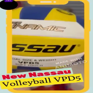 [BUY 1 FREE 1] Volleyball Size 5 - Nassau VA5 Attack Soft Touch (Machine Stitched)