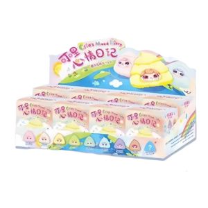 hot toys | Búp Bê Nhồi Bông Hộp Quà Bí Mật Baby Three Crie Mood Diary Mặt Dây Chuyền Thời Trang Tinh Tế Móc Khóa Dễ Thương Đồ Chơi Quà Tặng Cho Bé Gái Búp Bê Vinyl Dành Cho Lứa Tuổi Từ 14 Trở Lên