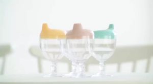 150ML Baby Goblet Water Bottle Infant Cups With Duckbill Mouth Shape For Feeding Baby