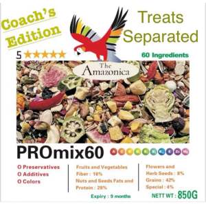 Promix80 parrot food bird food 500g meal seeds lovebirds cockatiels scientific balanced diet