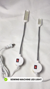 LED Sewing Machine Lamp with 360° Rotating Flexible Gooseneck Adjustable Light 10-30 lamp beads
