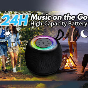 L7 Portable Mini Speaker USB Rechargeable Stereo Sound Wireless Speaker with RGB Lights Button Control Type-C Charging