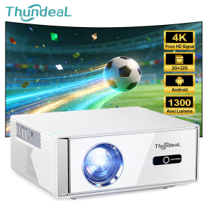 ThundeaL | ThundeaL TD95W 4K Full HD 1080P Android WiFi Portable Beam Projector 2G 32G TD95 Home Theater Cinema Image Projector For Movies