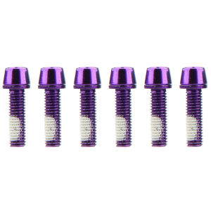 NFOX 6Pcs M5*18 Bicycle Stem Bolts With Washers Stem Screws Fit Mountain Road Bike Handlebar Stem Riser Spare Parts