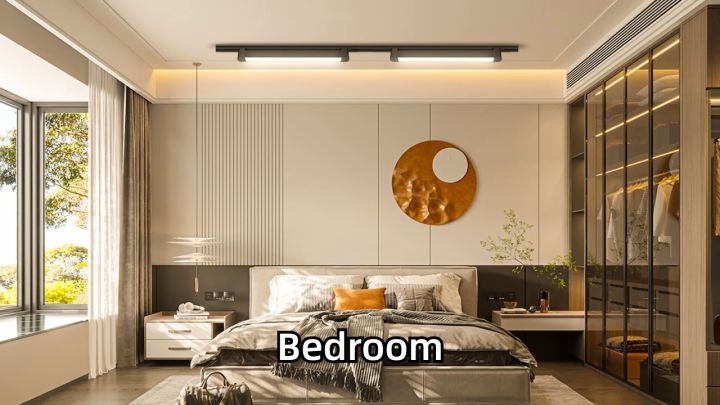 Led Track Light Set Spotlight 12W 20W Tricolor Track Lamp With Rail 220V COB Linear Ceiling Lights For Living Room Home Decor Fixture Clothing Store Bedroom Stage Exhibit Lighting