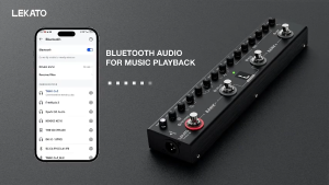 LEKATO Tank-G Multi Effects Guitar Pedal with 36 Presets Editable 3 Mods Reverb Delay Guitar Effects Pedal