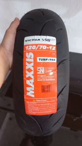 Ban Luar Maxxis Victra S98 ST 120/70-12 Ring 12 Tubeless Motor New Scoopy Fi Vespa Scooter