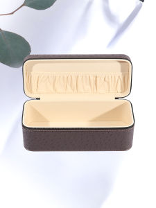 Microfiber Leather Jewelry Box Large Capacity Heightened Bracelet Bracelet Collectables-Autograph Rosary Storage Box Bracelet Jade Bracelet Collection Box