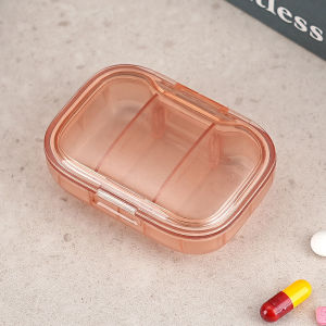 กล่องยาขนาดเล็กพกพาสะดวก กล่องยาสามเม็ด กล่องยาแบ่งแยก กล่องยาขนาดเล็ก กล่องยาสำหรับเก็บรักษา