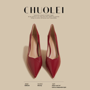 CHUOLEI | Summer New French Style Casual Silver Easy-On Low-Cut Mary Jane Heels
