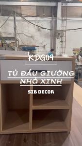 Tủ Đầu Giường Hiện Đại SIB Decor Để Phòng Ngủ KDG09