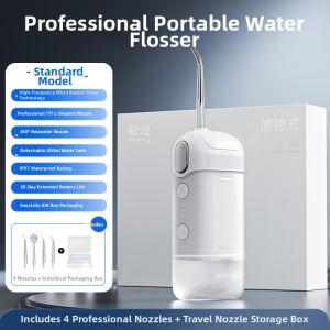 Portable Oral Irrigator for Teeth Cleaning Stain Removal Bad Breath Prevention and Cavity Protection