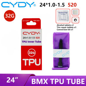 CYDY Bicycle TPU Inner Tube 24 520 24x1 1.25 1.35 1.4 1.5 Inch Valve Length45mm Tyre Camera BMX Bike Tire Penu Cycling Parts 32