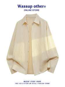 American Style Cooling Breathable Linen Mens Casual Shirt