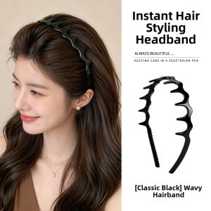 DAISY DREAM | Face-Slimming Volumizing Wavy Headband with Anti-Slip