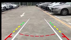 HD Car Rear View Universal Camera with Smart Steering Guide Lines Night Vision Fisheye LensFit for CarsTrucks RVsMini-Vans