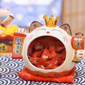 【现货】吸金陶瓷招财猫 READY STOCK Attract Money Storage Ceramics Fortune Cat Lucky Cat