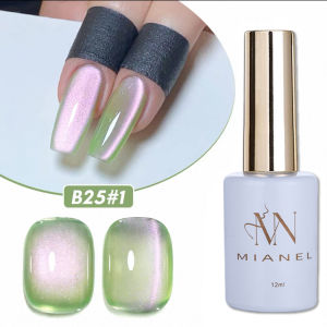 ยาทาเล็บเจลแม่เหล็ก 12 มล. 1 ชิ้น ลายกวาเวีย ซูชิ แคทอาย สำหรับตกแต่งเล็บ ลายผลไม้ สไตล์ฮิต คริสตัล ช่วยให้เล็บขาวขึ้น พร้อมลูกปัดแก้วแม่เหล็ก