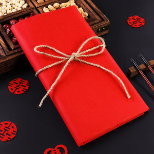 Thick Red Paper Wedding Celebration Double Happiness Character Single-Sided Large Size Wedding Ceremony Decorative Paper