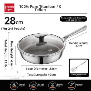 Supor | Titanium Non-coated Versatile Frying Pan