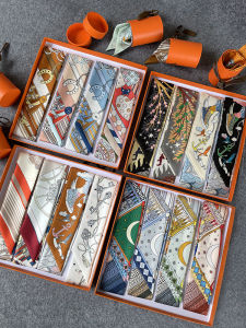 Tagkita Silk Twill Scarf Versatile Seasonal Decorative Fashion Accessory for Students to Middle-Aged Women in Various Styles