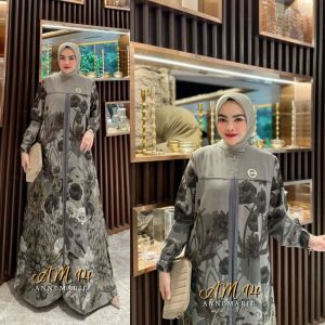 gamis modern gamis annemarie14 motif simple produk amore by ruby gamis busui terbaru