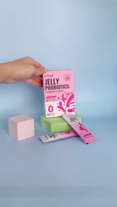 BIYODE JELLY PROBIOTICS โปรไบโอติก + พรีไบโอติก jellycollagen แลคโตบาซิลลัส แรมโนซัส แลคโตบาซิลลัส แอซิโดฟิลัส รสบลูเบอร์รี่