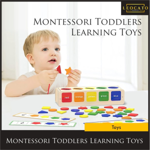 Montessori Toddlers Learning / Shape Sorter Color Matching Toys / Educational Block Puzzles Toys For Kids